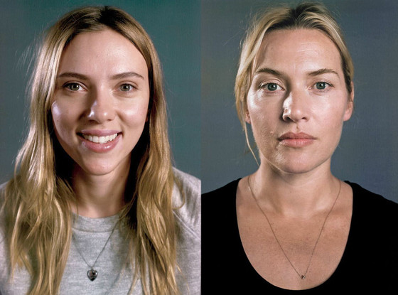 Scarlett Johansson, Kate Winslet, Vanity Fair, No Makeup Scarlett Johansson, Kate Winslet, Vanity Fair, No Makeup